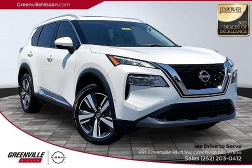 White 2023 Nissan Rogue SL