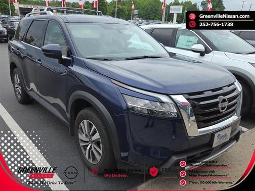Deep Ocean Blue 2024 Nissan Pathfinder SL
