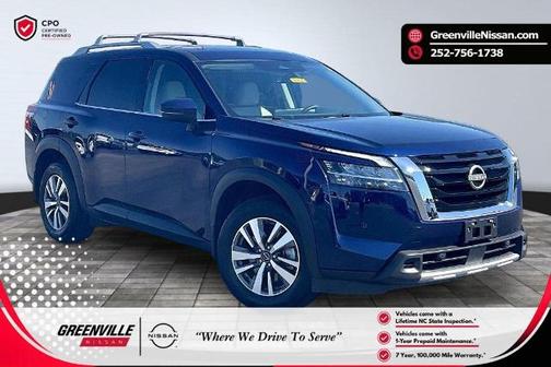 Deep Ocean Blue 2024 Nissan Pathfinder SL