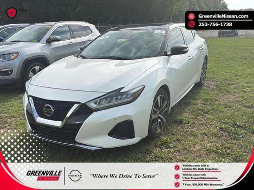 White 2020 Nissan Maxima 3.5 SL