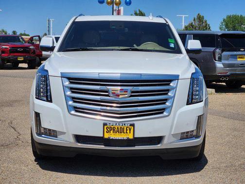 Crystal White Tricoat 2020 Cadillac Escalade ESV Platinum