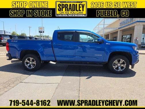 Kinetic Blue Metallic 2019 Chevrolet Colorado Z71