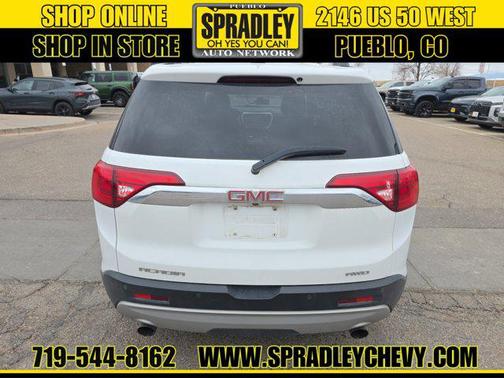 Summit White 2019 GMC Acadia SLT-1