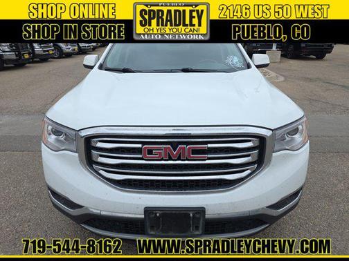Summit White 2019 GMC Acadia SLT-1