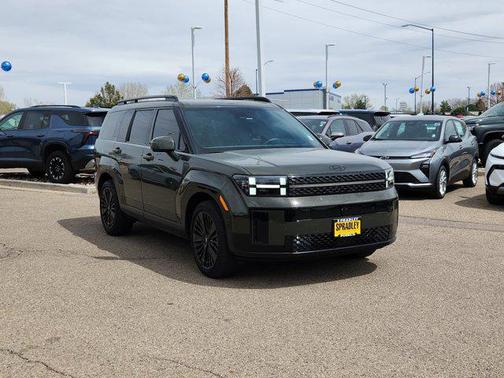 Rockwood Green 2025 Hyundai SANTA FE HEV Calligraphy