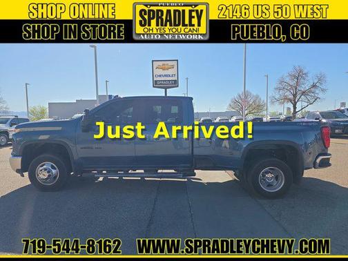 Lakeshore Blue Metallic 2024 Chevrolet Silverado 3500 LT