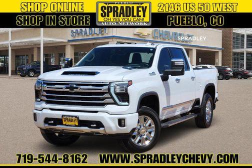 Summit White 2024 Chevrolet Silverado 3500 High Country