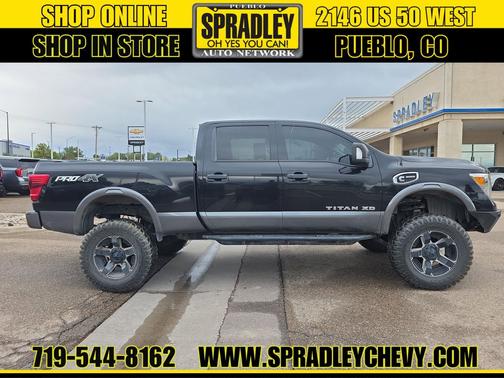 Magnetic Black 2017 Nissan Titan XD PRO-4X