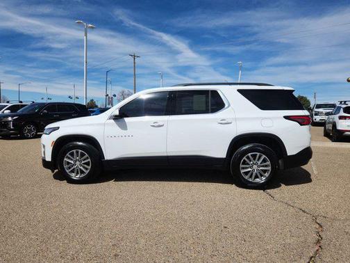 Summit White 2023 Chevrolet Traverse LT Leather