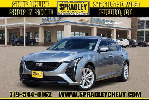 Argent Silver Metallic 2025 Cadillac CT5 Premium Luxury