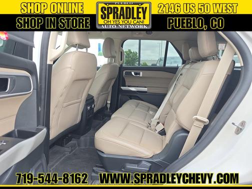 Star White Metallic Tri-Coat 2021 Ford Explorer XLT