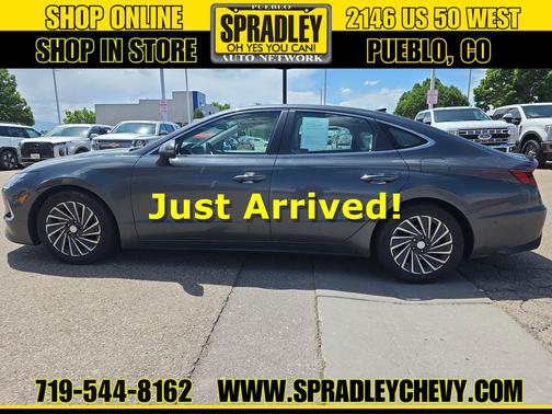 Portofino Gray 2022 Hyundai SONATA Hybrid Limited