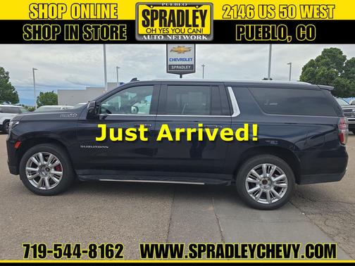 Midnight Blue Metallic 2021 Chevrolet Suburban 4WD High Country