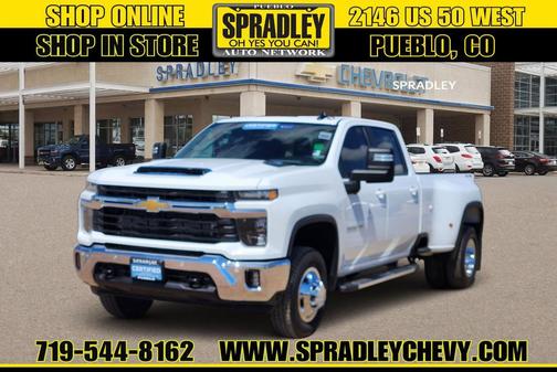 Summit White 2026 Chevrolet Silverado 3500 LT