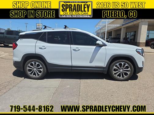Summit White 2019 GMC Terrain SLT