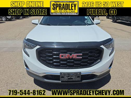 Summit White 2019 GMC Terrain SLT