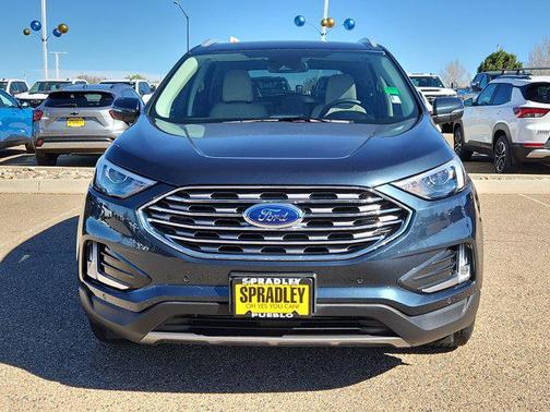 Stone Blue Metallic 2024 Ford Edge Titanium