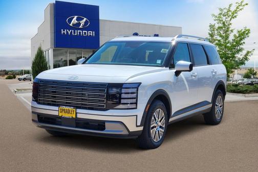 Creamy White Pearl 2026 Hyundai Palisade Hybrid SEL Premium 7P