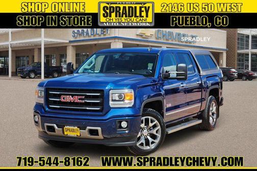Stone Blue Metallic 2015 GMC Sierra 1500 SLT
