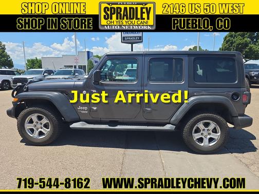 Granite Crystal Metallic Clearcoat 2019 Jeep Wrangler Unlimited Sport
