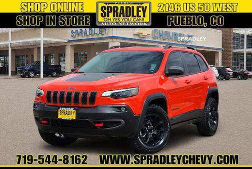 Spitfire Orange Clearcoat 2021 Jeep Cherokee Trailhawk