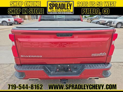 MAROON 2022 Chevrolet Silverado 1500 Limited High Country