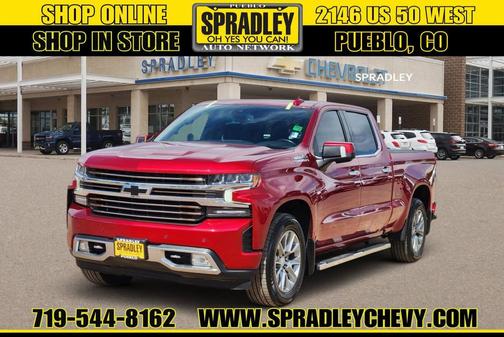 MAROON 2022 Chevrolet Silverado 1500 Limited High Country