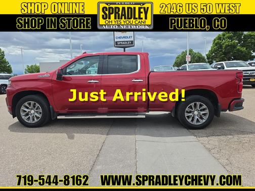MAROON 2022 Chevrolet Silverado 1500 Limited High Country