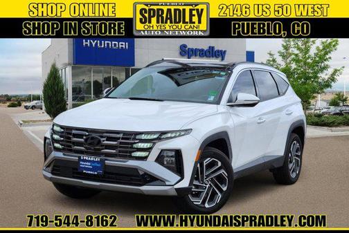 Serenity White Pearl 2025 Hyundai TUCSON Limited