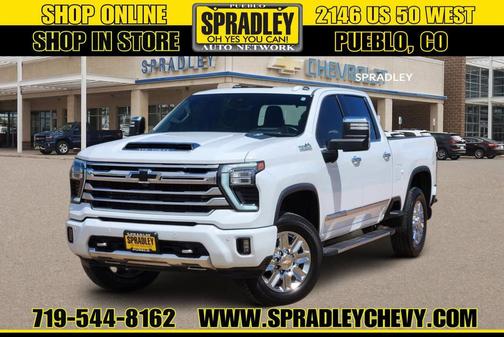 Summit White 2024 Chevrolet Silverado 3500 High Country