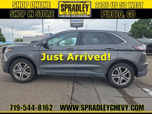 Magnetic Metallic 2018 Ford Edge Titanium