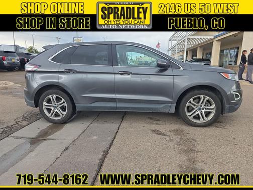 Magnetic Metallic 2018 Ford Edge Titanium