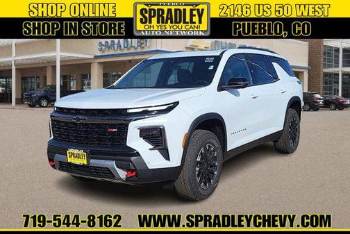Polar White Tricoat 2026 Chevrolet Traverse AWD Z71 SUV