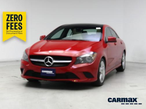 Red 2015 Mercedes-Benz CLA-Class