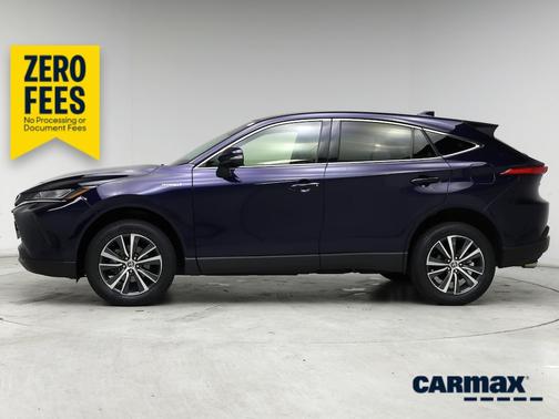 Blue 2021 Toyota Venza LE