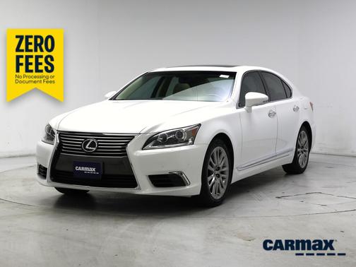 White 2017 Lexus LS 460