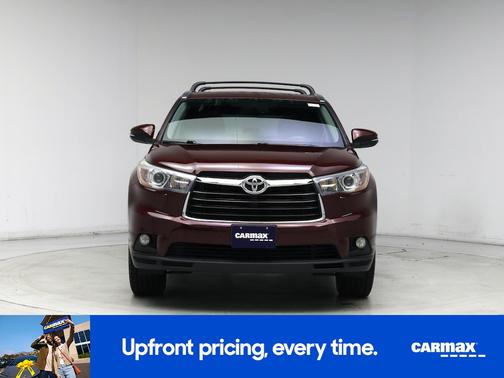 Burgundy 2015 Toyota Highlander XLE