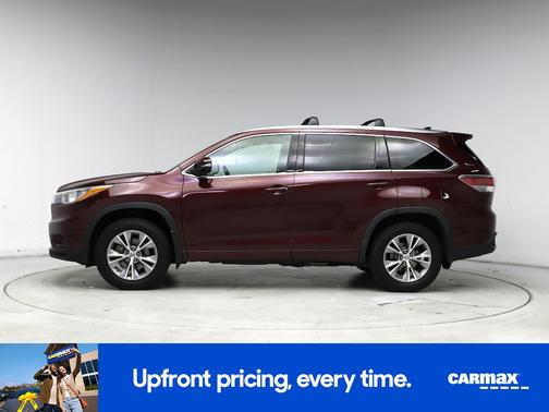 Burgundy 2015 Toyota Highlander XLE