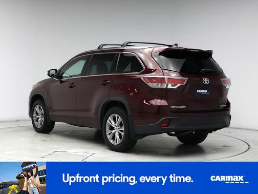 Burgundy 2015 Toyota Highlander XLE