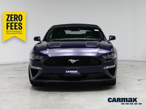 Blue 2020 Ford Mustang Ecoboost Premium