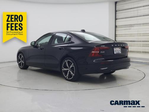 Black 2024 Volvo S60 B5 Core Dark Theme
