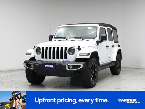 White 2023 Jeep Wrangler 4xe Unlimited Sahara