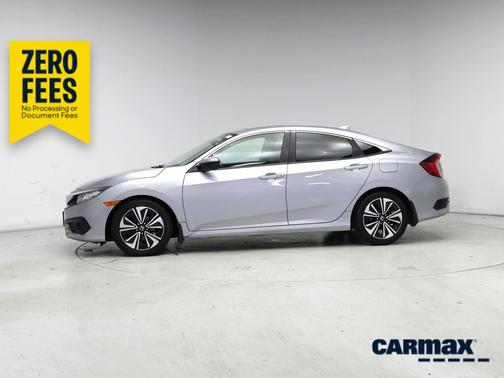 Silver 2017 Honda Civic EX-L
