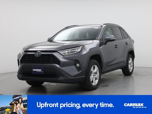Gray 2021 Toyota RAV4 Hybrid XLE