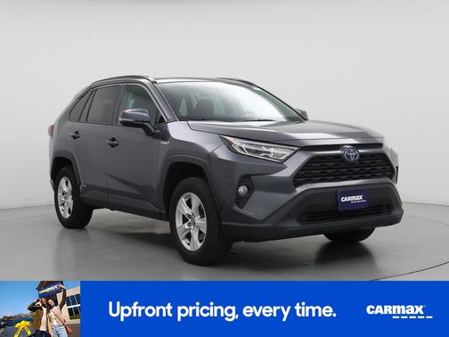 Gray 2021 Toyota RAV4 Hybrid XLE