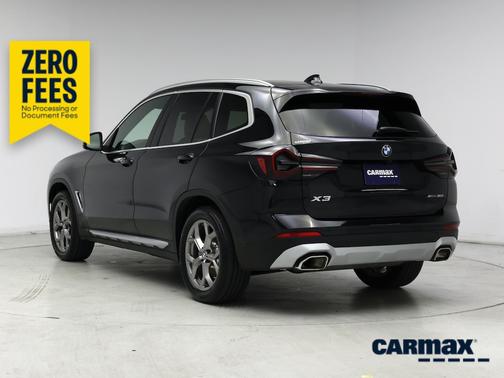Black 2022 BMW X3 XDrive30i