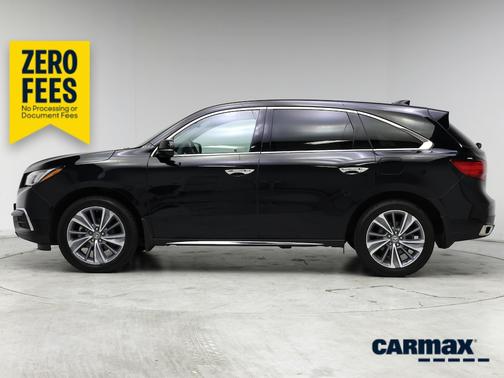 Black 2017 Acura MDX Advance