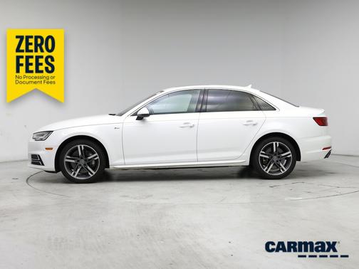 White 2017 Audi A4 Premium Plus