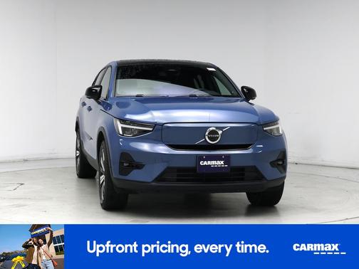 Blue 2023 Volvo C40 Recharge Pure Electric Twin Plus