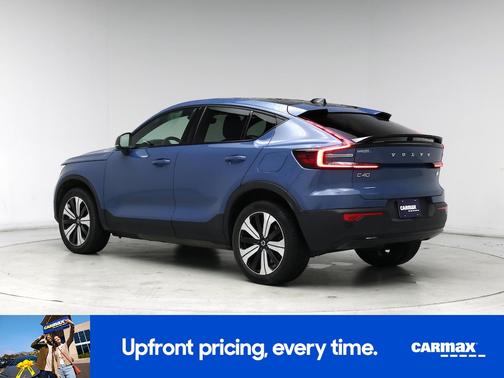 Blue 2023 Volvo C40 Recharge Pure Electric Twin Plus
